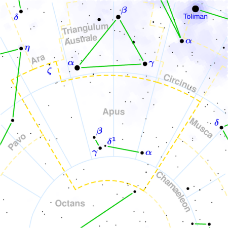 Apus constellation