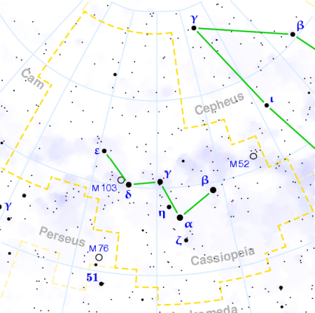 Cassiopeia constellation