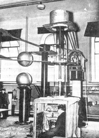 JCockroft-Walton machine in 1932