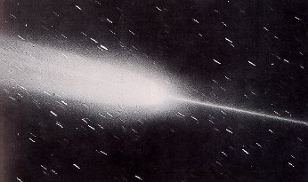 Comet Arend-Roland in 1957 with antitail