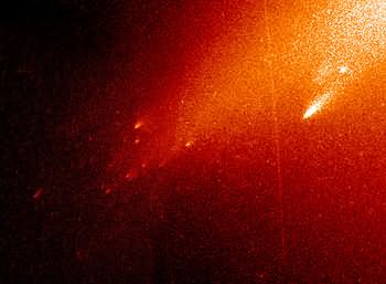 Comet LINEAR breakup