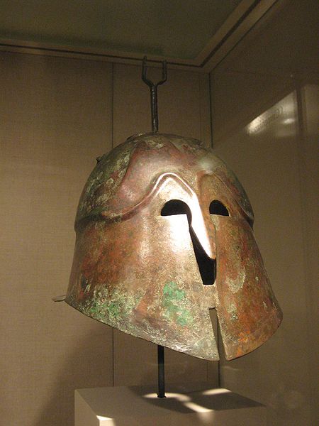 Ancient Greek helmet