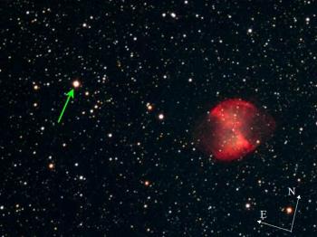 HD 189773 and Dumbbell Nebula