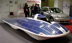 Honda's solar race car