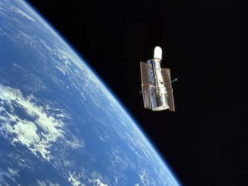 Hubble Space Telescope in orbit