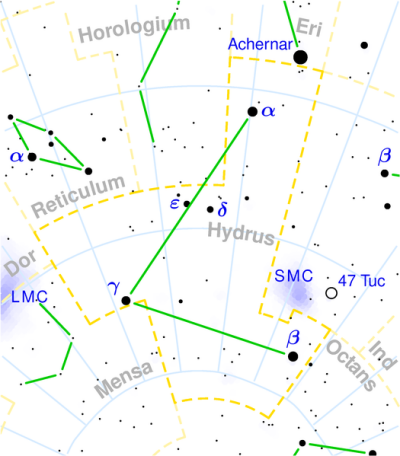 Hydrus constellation