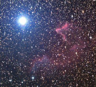 IC 59, IC 63, and Gamma cassiopeiae