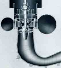 Kaplan turbine schematic