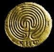 Knossos labyrinth coin