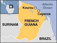 Kourou location