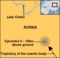 location of Lake Cheko