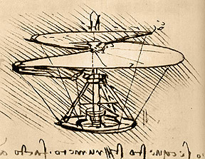 Leonardo's helicopter