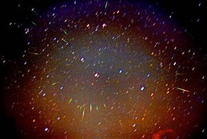 Leonids meteor storm in 1999