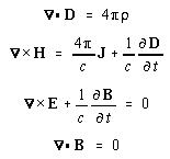 Maxwell's equations