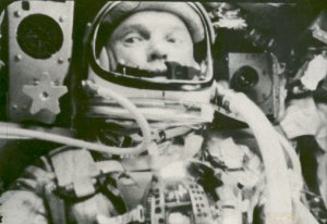 John Glenn in orbit