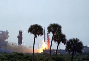 John Glenn in orbit