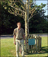 Moon tree planted at Goddard Space Flight Center