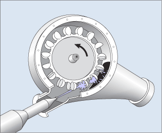 Pelton wheel