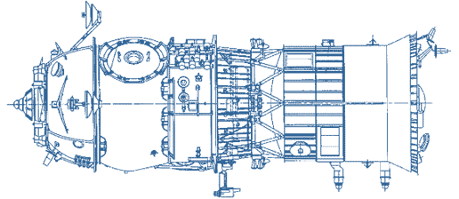 Diagram of the Pirs Docking Compartment