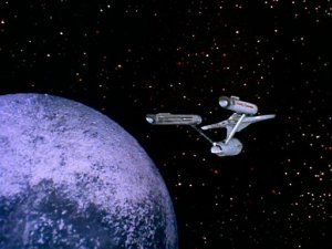 Enterprise in orbit around Sigma Orionis VI