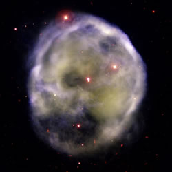 Skull Nebula (NGC 246). Image credit: Gemini South GMOS image/Travis Rector University of Alaska Anchorage