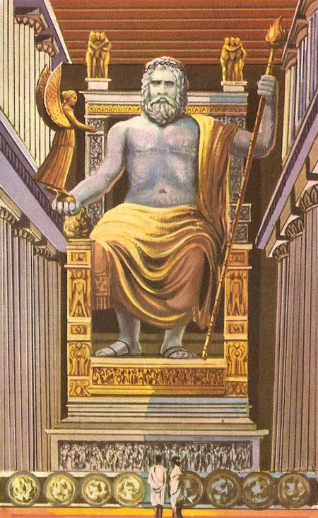 Reconstruction of the Statue of Zeus at Olympia