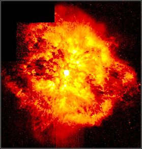 Wolf-Rayet star WR 124 in Sagittarius