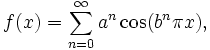 Weierstrass function