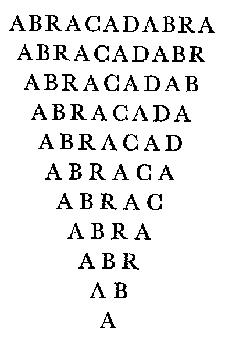 abracadabra