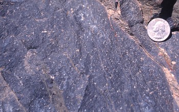 andesite lava flow