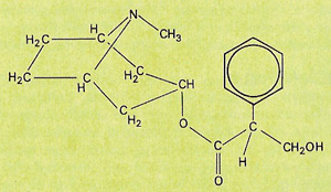 atropine molecule