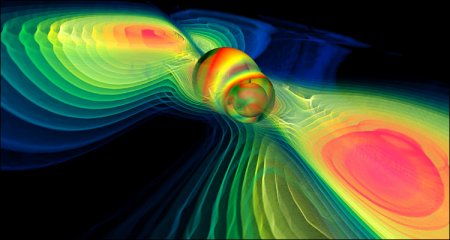 gravitational waves from the collision of two black holes