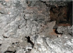 chimney choked with creosote