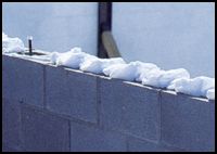 concrete block insulation