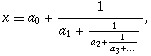 continued fraction