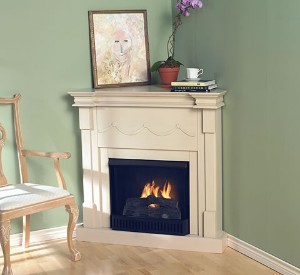 corner fireplace