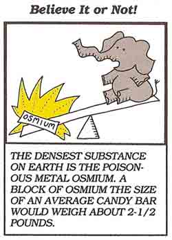 densest substance