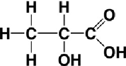 lactic acid molecule