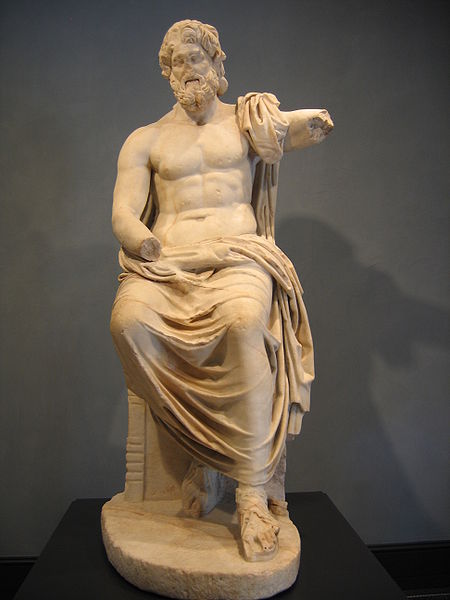 marble statue of Zeus