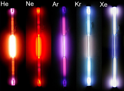 noble gas discharges