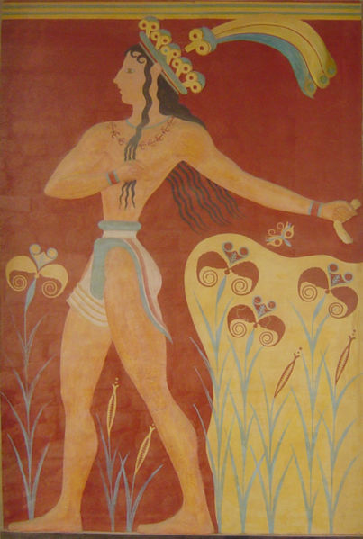 Priest-king fresco at Knossos