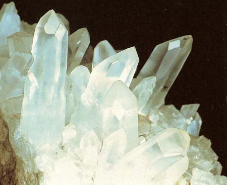 quartz crystals