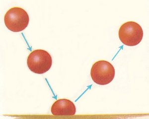 rubber ball rebounding