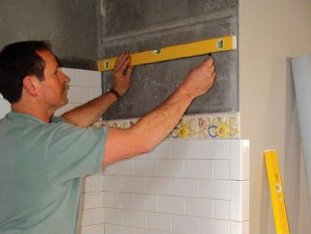 using a spirit level