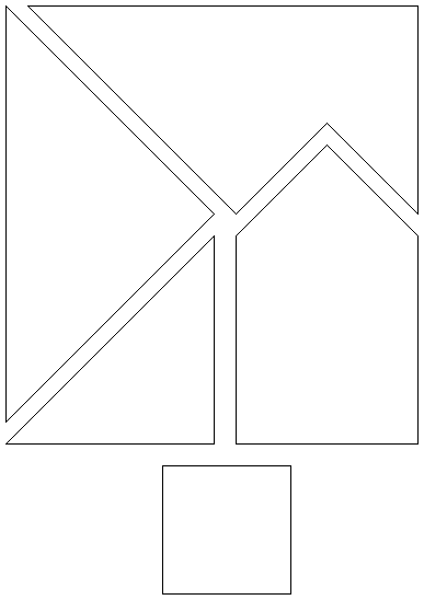 Pythagorean square puzzle