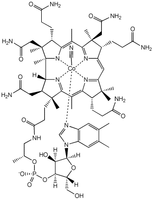 vitamin B12 molecular structure