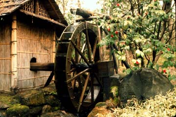 Water wheel.