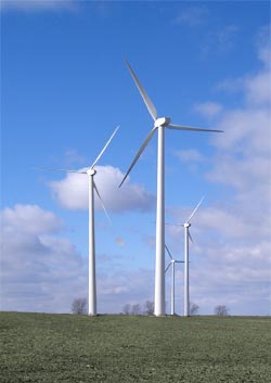 wind turbines