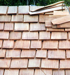 wood shake roof