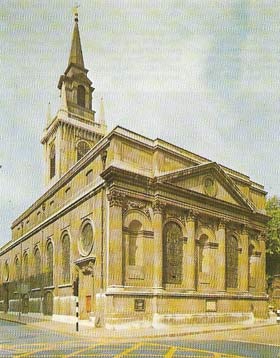 St Lawrence, Jewry, was one of the 53 churches that Christopher Wren built in London following the Great Fire.